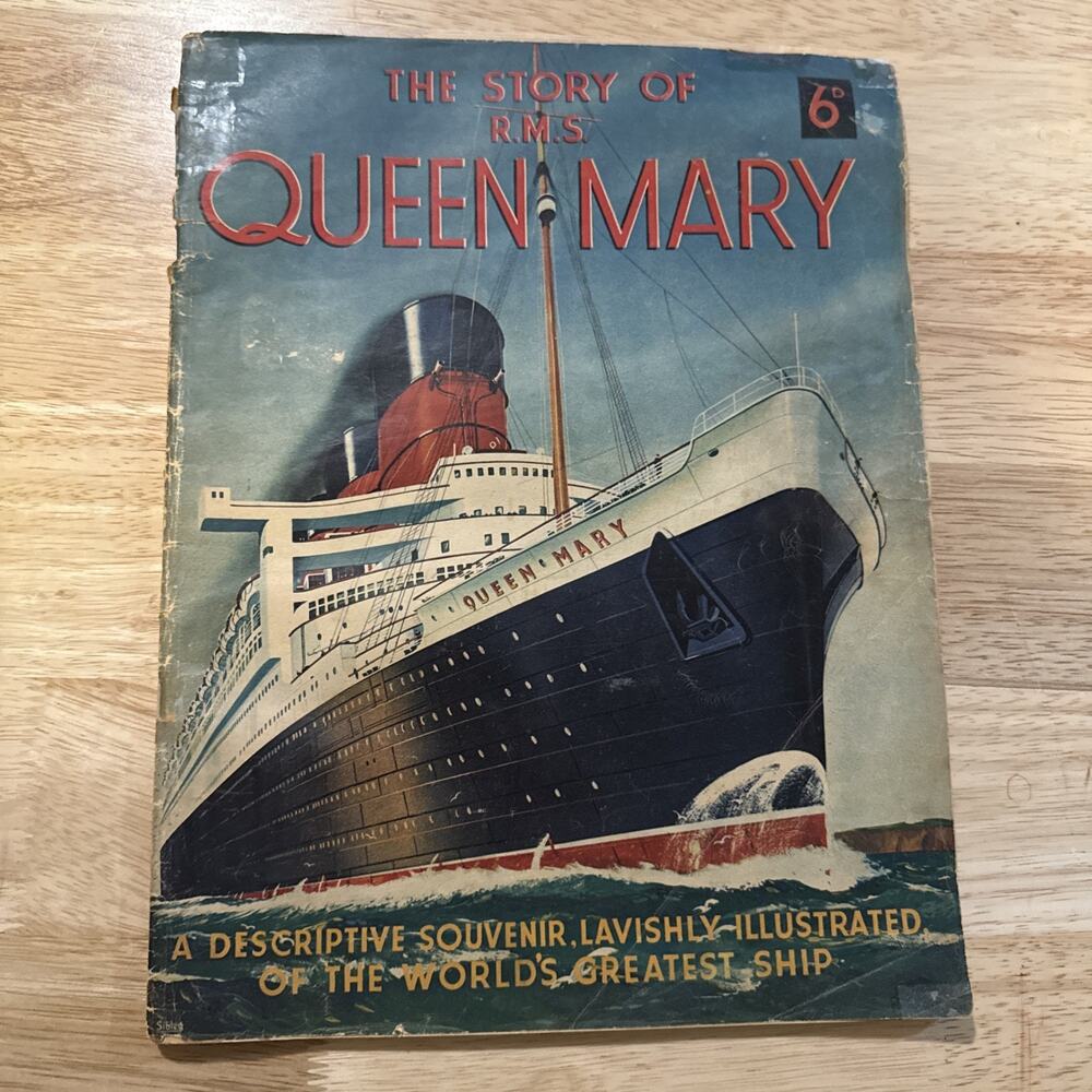 QUEEN MARY (Cunard White Star) "The Story of the RMS Queen Mary" 1936